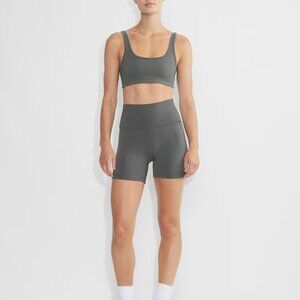 Aritzia Dark Grey TNA Action "TnAction" 5" Biker Shorts